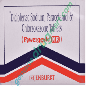 Chlorzoxazone 500mg-Paracetamol 325mg-Diclofenac Potassium 50mg