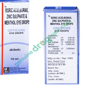 Generic For Borax-Boric Acid-Menthol-Zinc Sulfate