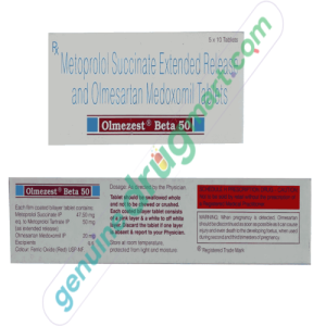 Metoprolol-Olmesartan 50mg-20mg
